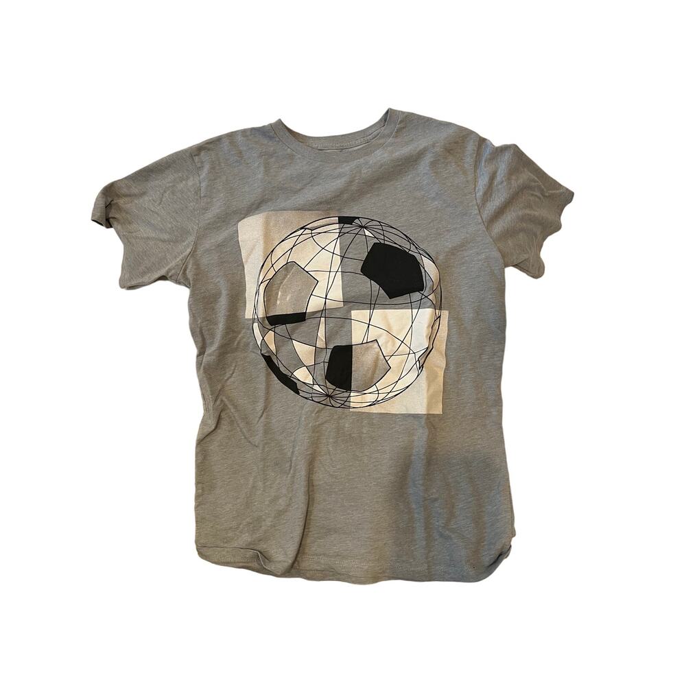 Place  Soccer Ball Gray T-shirt Mens XL